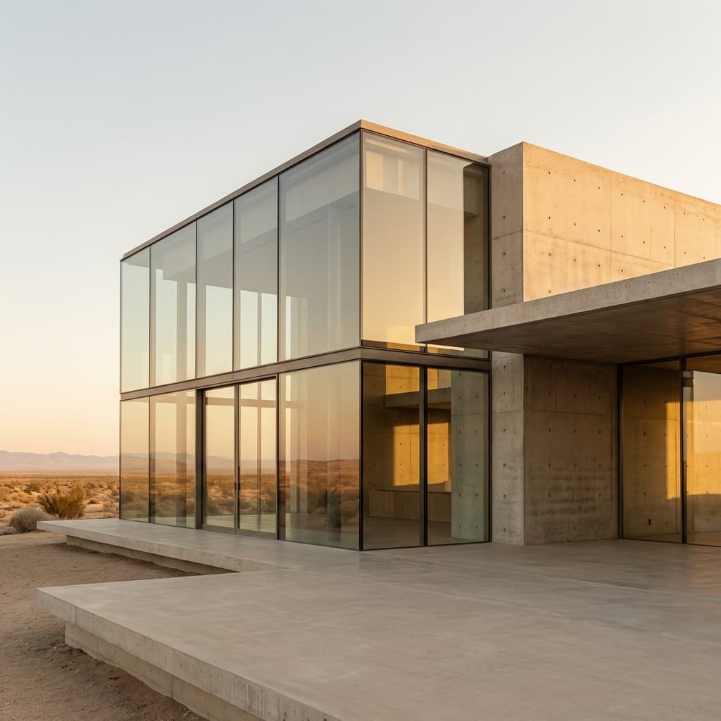 Minimalist architectural structure